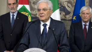 Il presidente della Repubblica, Sergio Mattarella