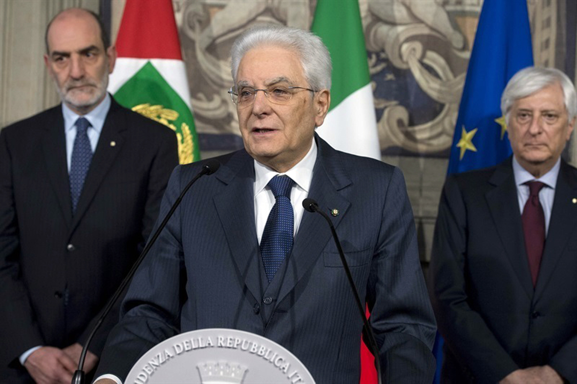 Il presidente della Repubblica, Sergio Mattarella