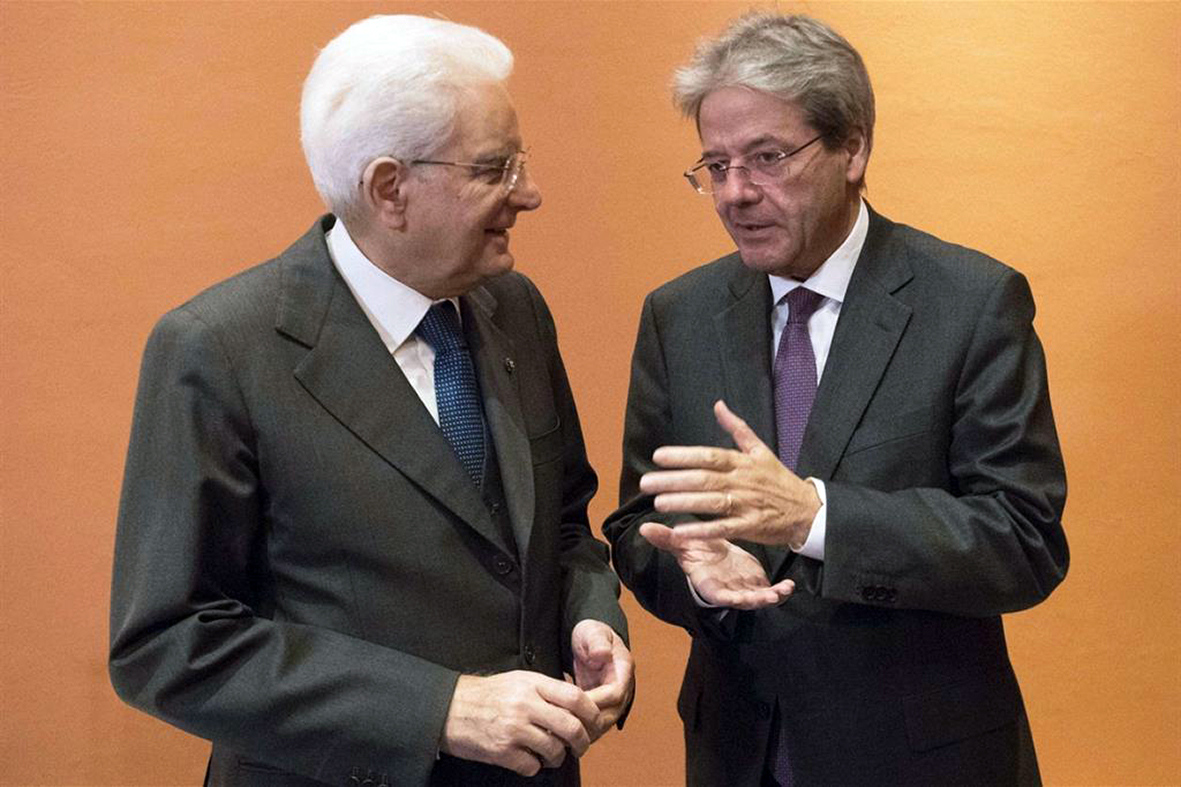 Sergio Mattarella e Paolo Gentiloni