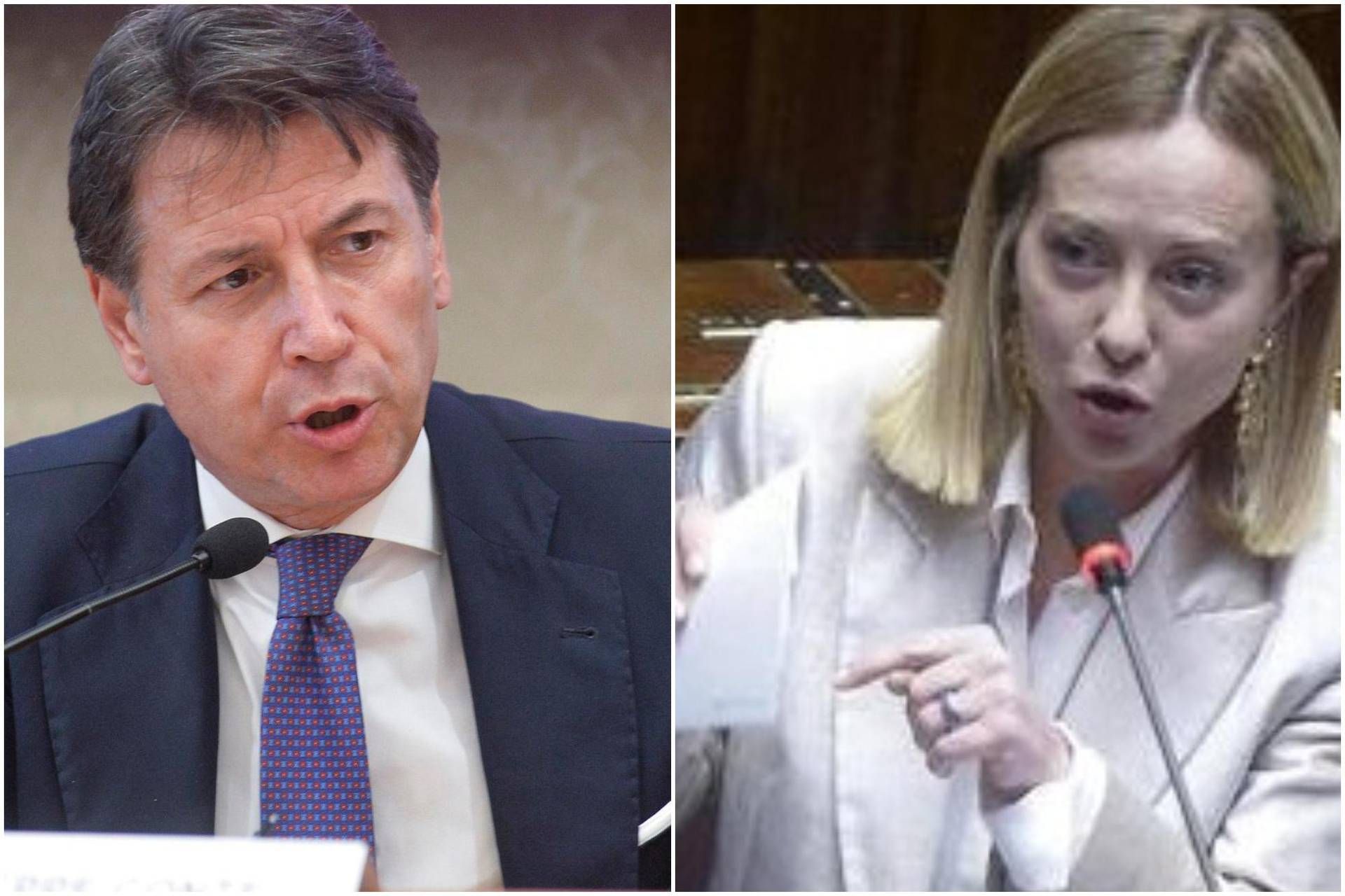 Meloni-Conte, scontro sulle armi: "Da premier era altro Giuseppi"