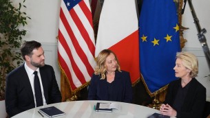 Meloni incontra Vance e von der Leyen: "Spero oggi sia nuovo inizio"