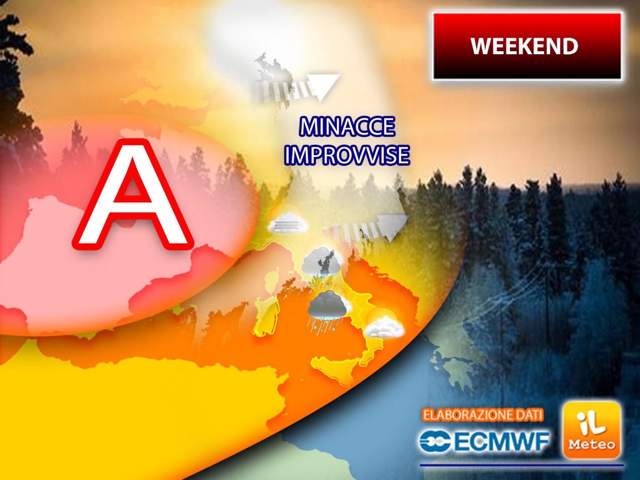 Meteo, anticiclone e pioggia sull'Italia
