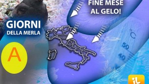 Meteo, arrivano i giorni della Merla: forte gelo fino al 31 gennaio