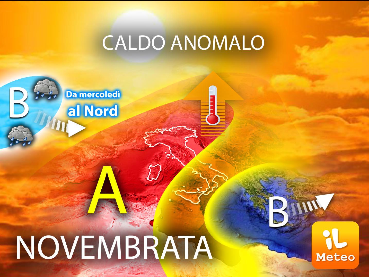 Meteo, con la 'Novembrata' torna il caldo