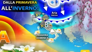 Meteo, domenica giù le temperature: torna l'inverno