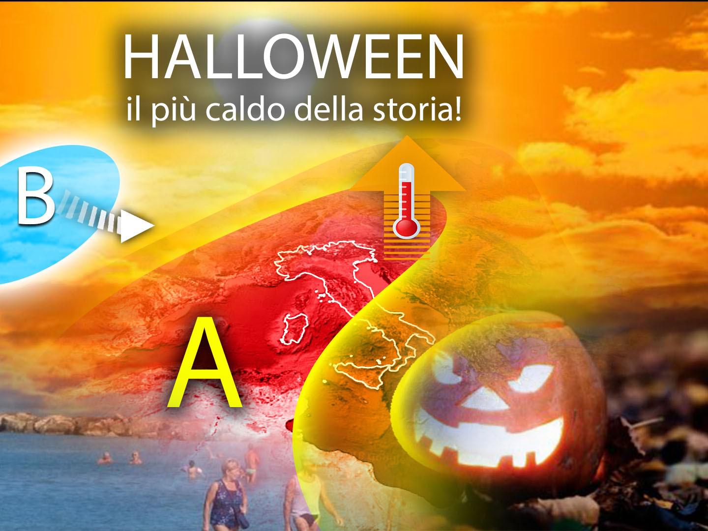 Meteo impazzito, sarà l'Halloween più caldo della storia