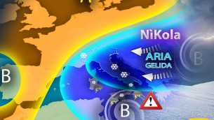 Meteo Italia, gelo si intensifica: al Sud tonnellate di neve in collina