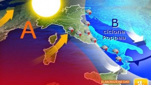 Meteo oggi e prossimi giorni: ultime ore del ciclone Poppea, poi tornano sole e caldo