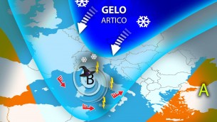 Meteo, si cambia: in arrivo ciclone dell'Epifania, poi gelo artico