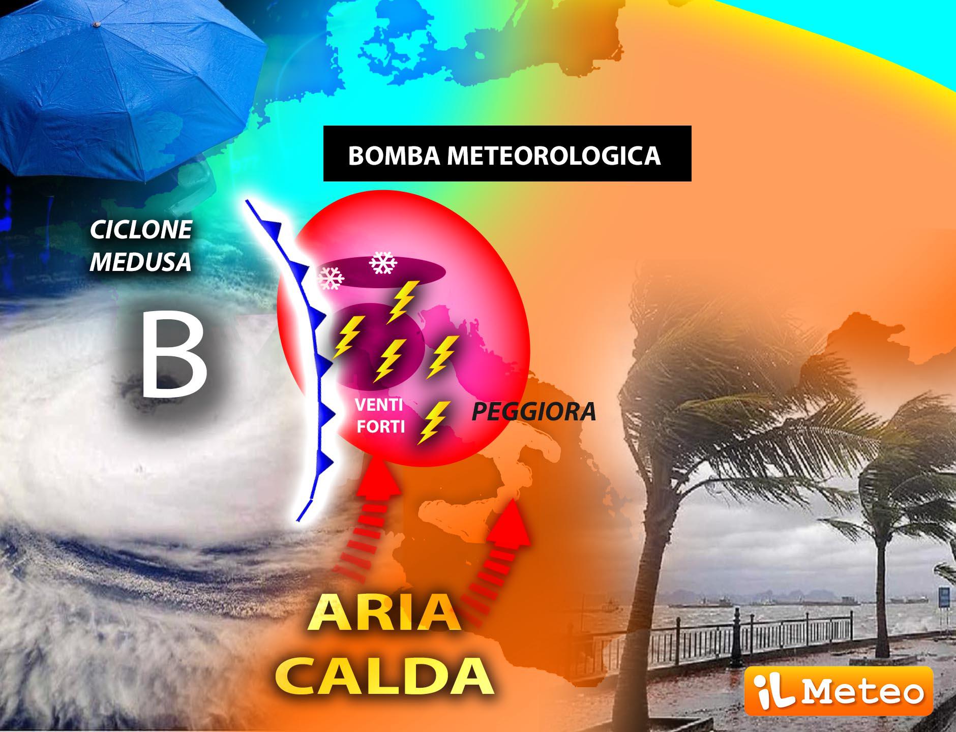 Meteo spacca in due l'Italia, previsioni di oggi e domani tra nubifragi e caldo