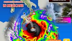 Meteo, Sud nel mirino del ciclone mediterraneo: rischio alluvioni