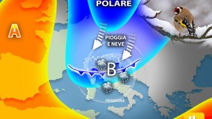 Meteo weekend delle Palme, in arrivo aria polare