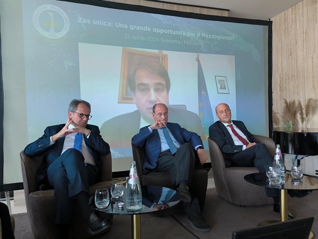 Mezzogiorno, Fitto: "Da Piano Mattei a Zes strategia che guarda ai prossimi decenni"
