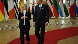 Migranti, Meloni a Bruxelles: "Difesa confine esterno Ue priorità per Italia"