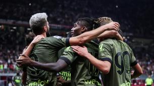 Milan-Bologna 2-0, gol di Leao e Giroud