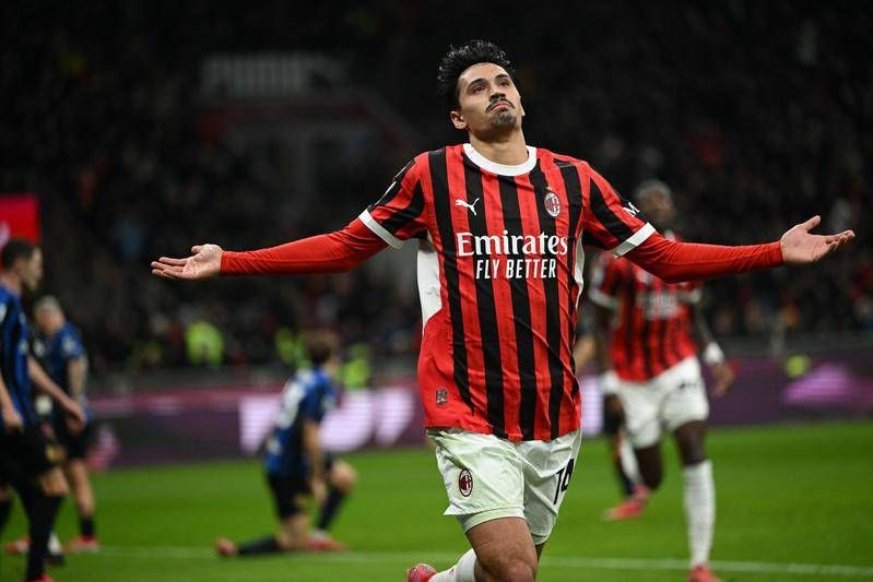 Milan-Inter 1-1, De Vrij risponde a Reijnders in pieno recupero