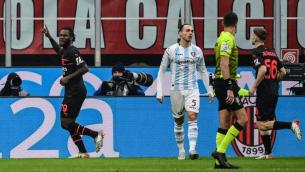 Milan-Salernitana 2-0, rossoneri primi in classifica