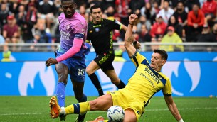 Milan-Verona 1-0, gol di Leao e rossoneri ripartono
