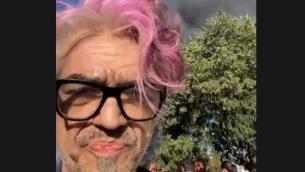 Milano, incendio nel palazzo di Mahmood: il video di Morgan