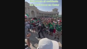 Mondiali 2022, lo show dei tifosi del Messico - Video