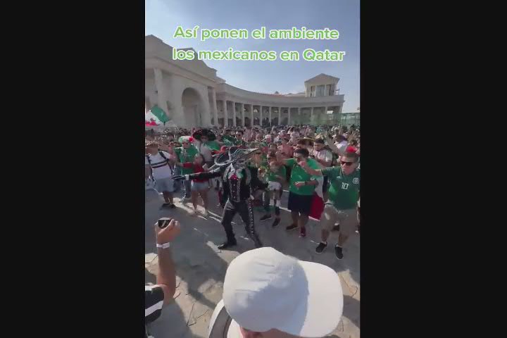 Mondiali 2022, lo show dei tifosi del Messico - Video
