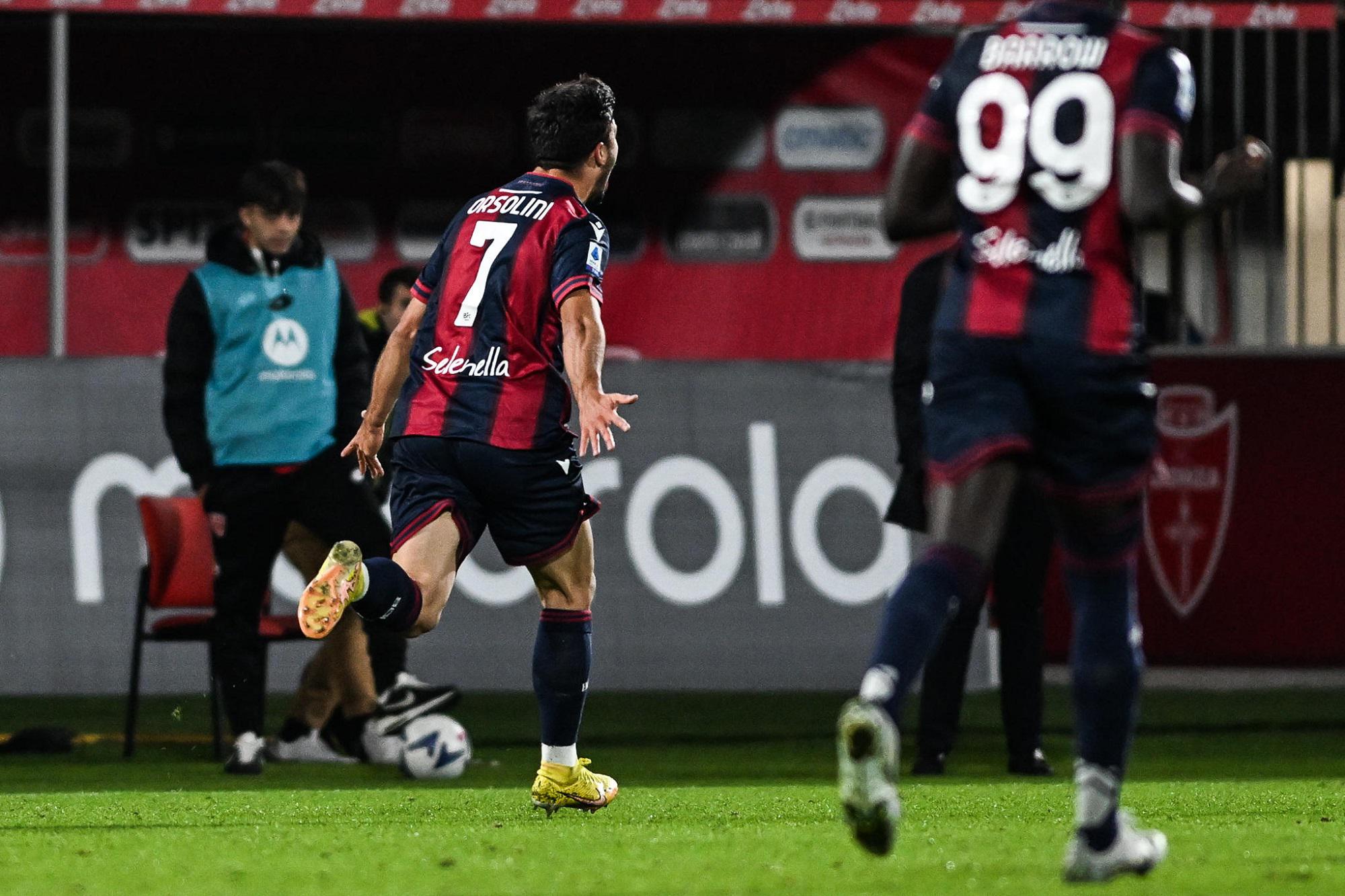 Monza-Bologna 2-1, rimonta con Ferguson e Orsolini