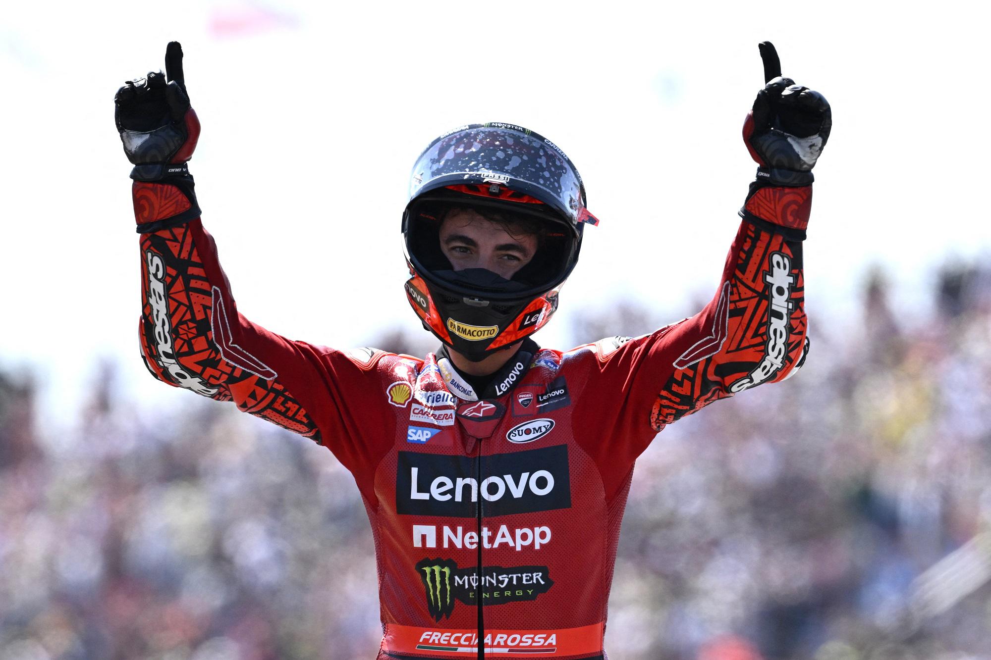MotoGp Assen, vince Bagnaia: Bezzecchi secondo