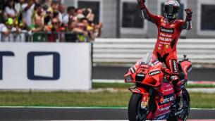 MotoGp, Bagnaia vince a Misano con Ducati