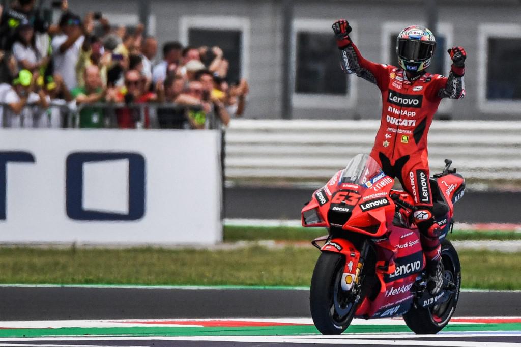 MotoGp, Bagnaia vince a Misano con Ducati