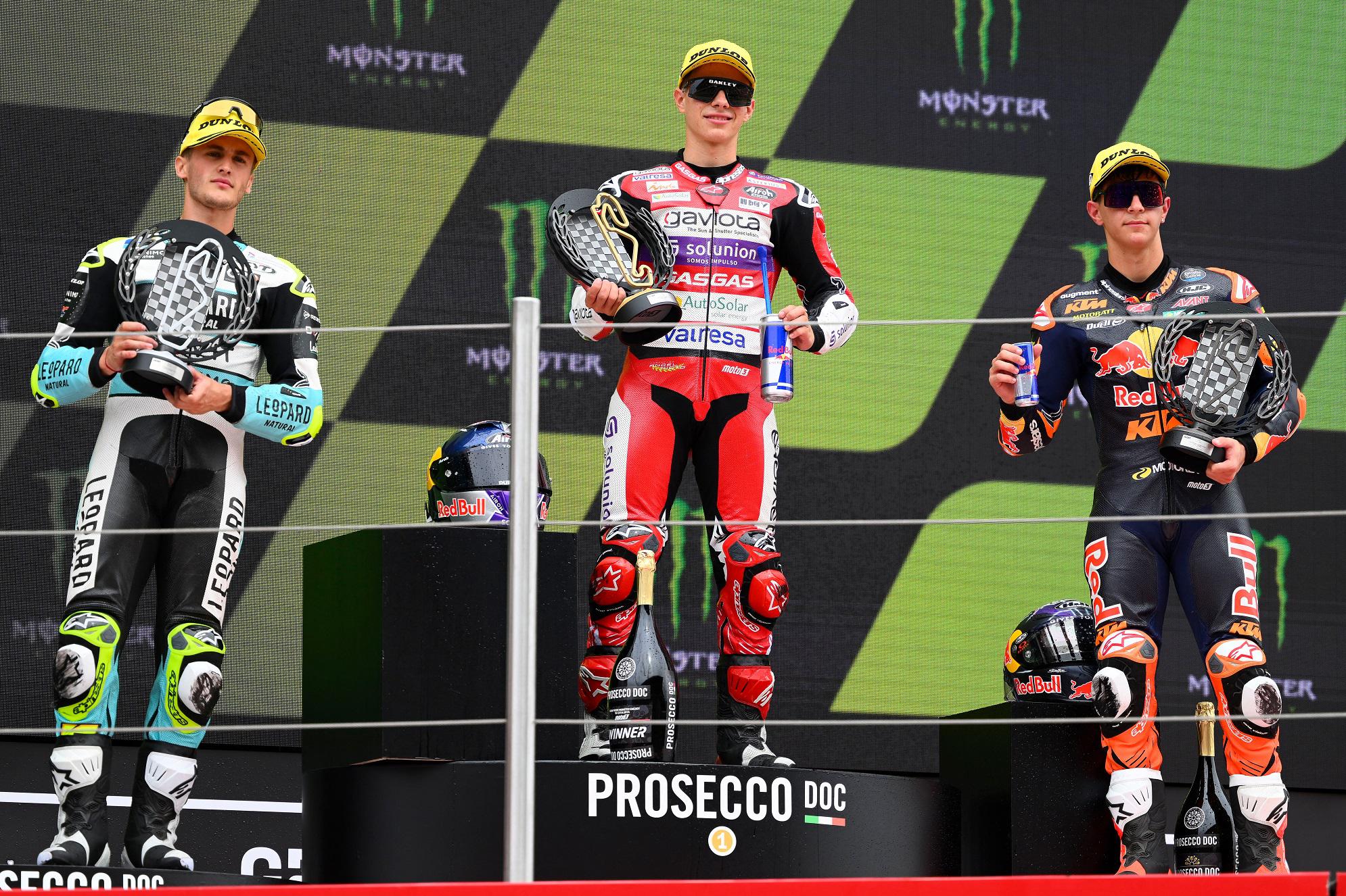 MotoGp Barcellona 2023, Alonso vince gara Moto3