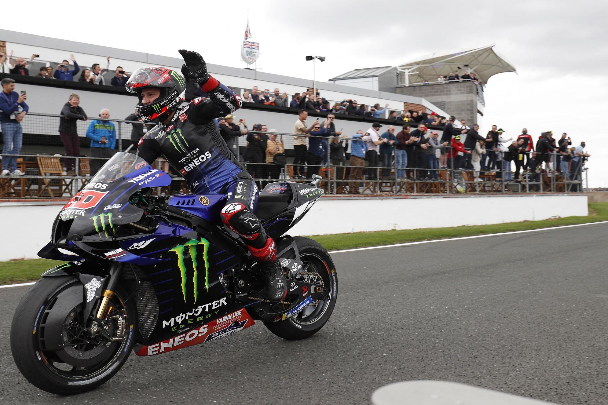 MotoGp Silverstone, Quartararo vince e domina la classifica