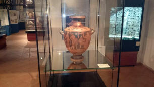 Una delle sale del Museo archeologico lametino