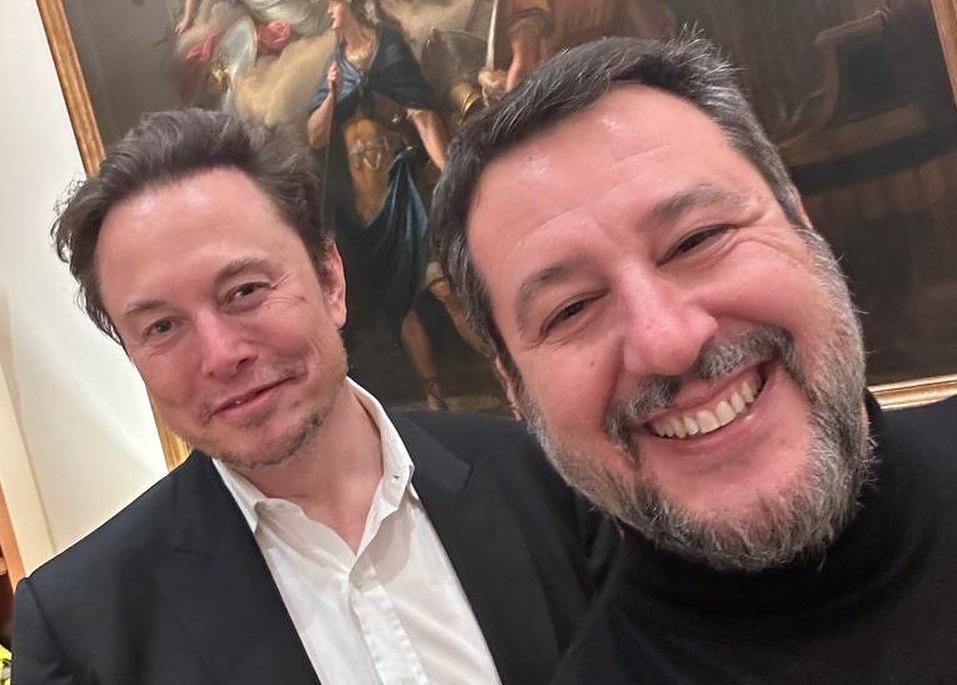 Musk e Salvini, incontro di un'ora: dal Ponte ai migranti, i temi