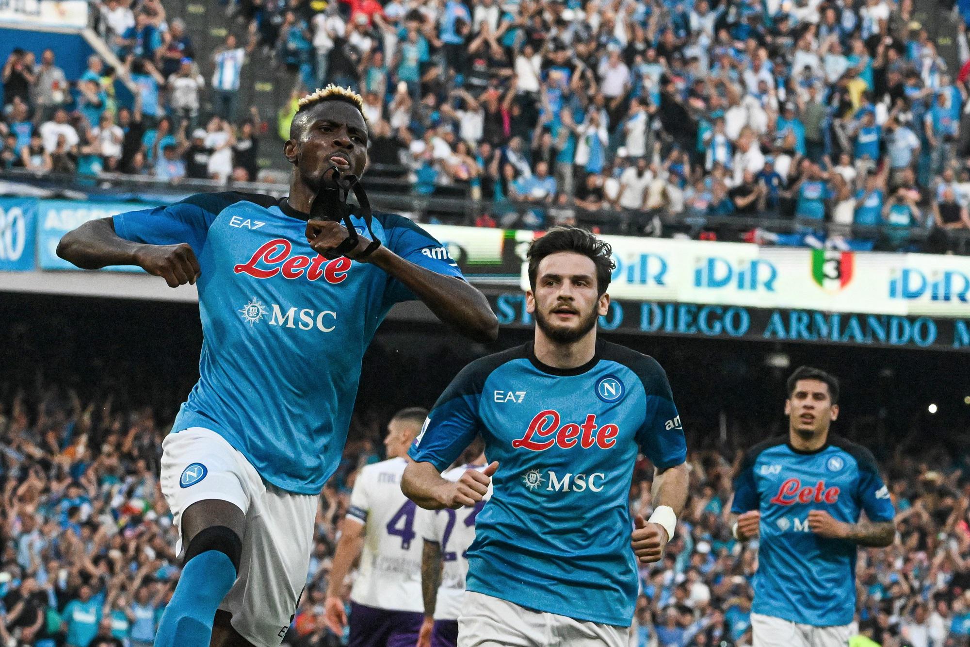 Napoli-Fiorentina 1-0, decide il rigore di Osimhen