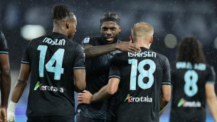 Napoli-Lazio 0-1, gol di Isaksen