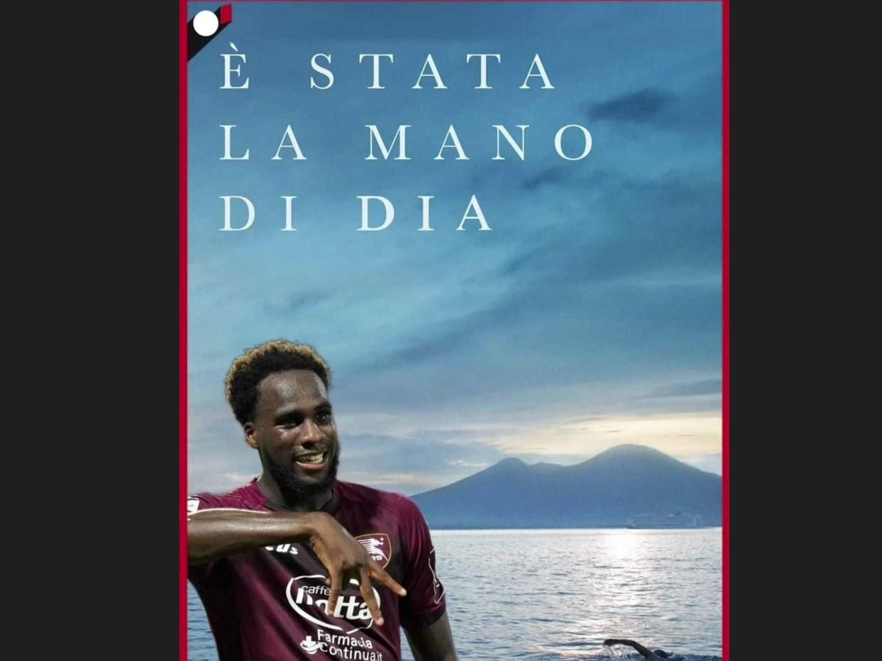 Napoli-Salernitana 1-1, 'È stata la mano di Dia', virale in rete meme su film Sorrentino
