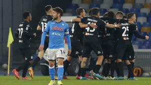 Napoli-Spezia 0-1, azzurri k.o