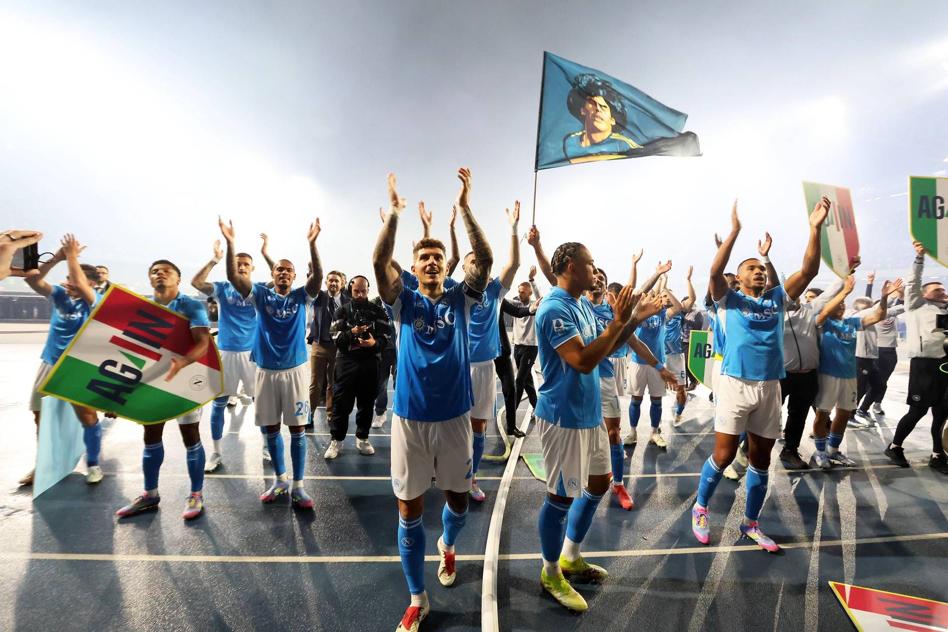 Napoli, telecronista inglese impazzisce per lo scudetto