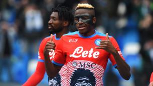 Napoli-Udinese 2-1, Osimhen porta azzurri in vetta