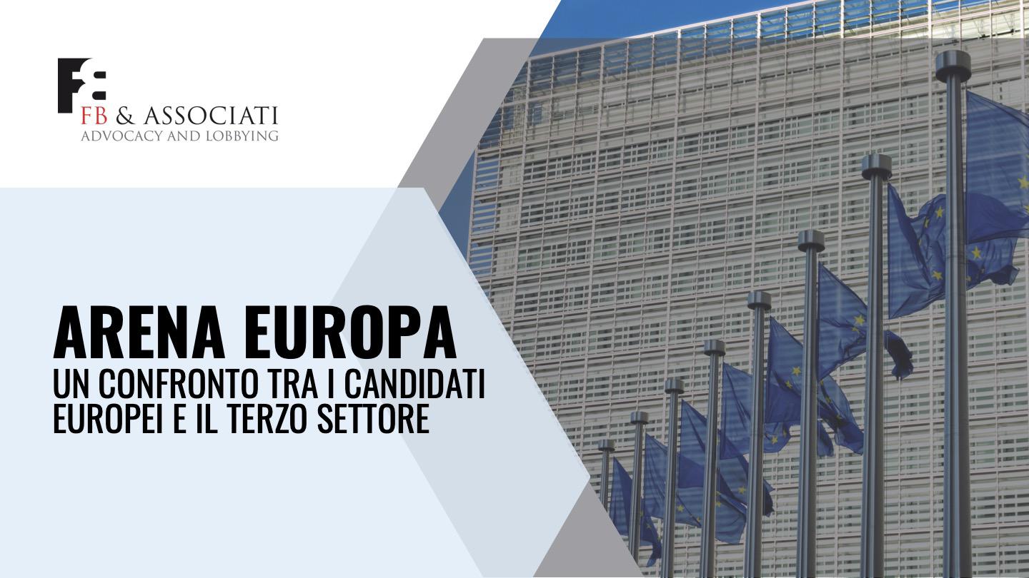 Nasce 'Arena Europa', serie di policy talk per confronto aperto tra candidati