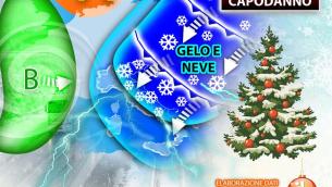 Natale e Capodanno, gelo e neve fino in pianura: ecco dove