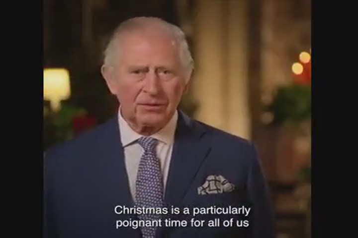 Natale, il primo messaggio di Re Carlo