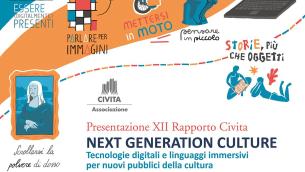 'Next generation culture', il 21 giugno si presenta il rapporto Civita