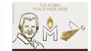 Nobel Pace 2022 a Bialiatski, Memorial e Centro libertà ucraine