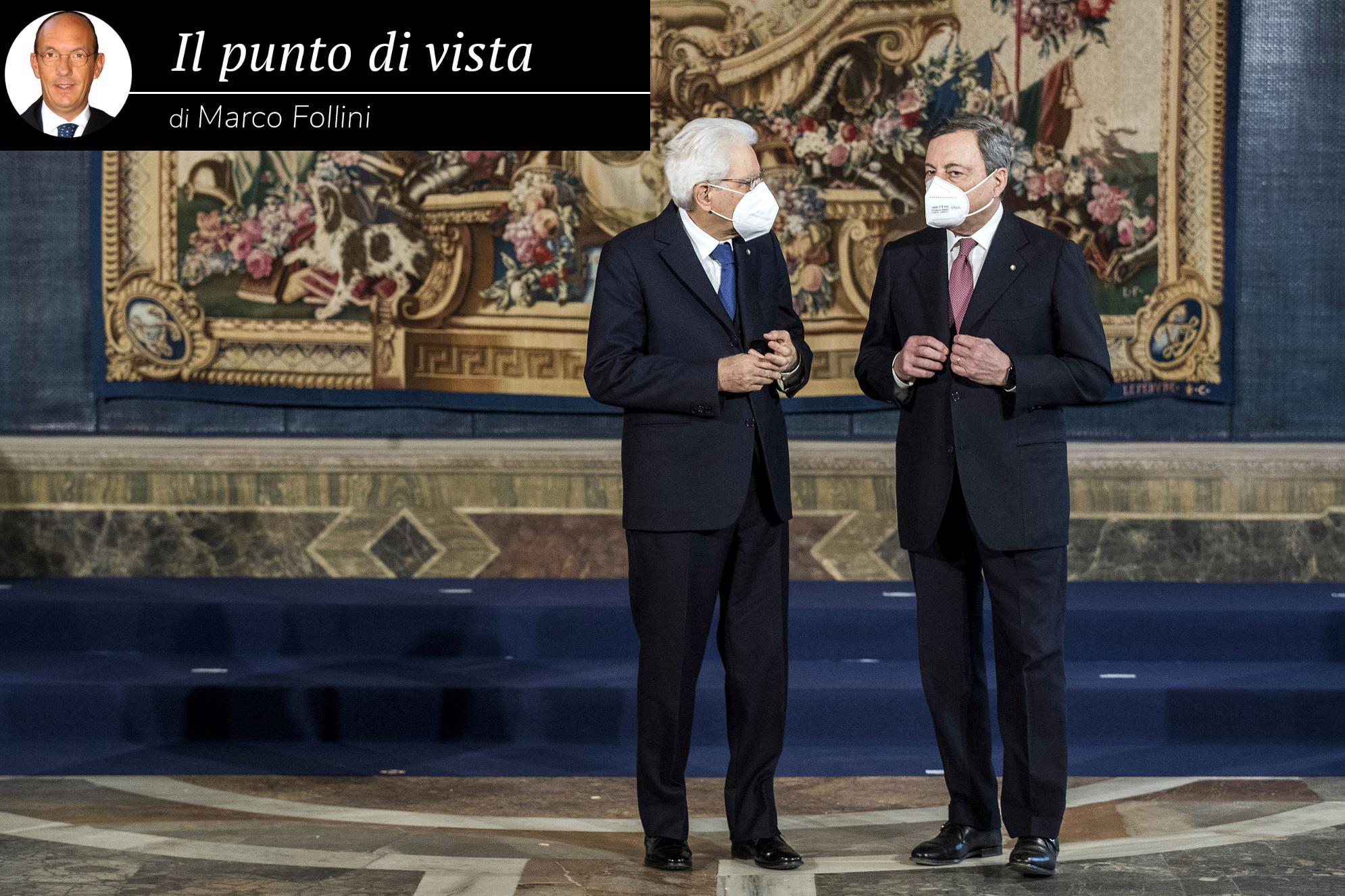 Non è tempo di 'palio', sfida a due Draghi e Mattarella