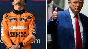 Norris trionfa nel Gp di Miami e spunta Trump 'il portafortuna'