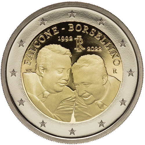 Nuova moneta da 2 euro per celebrare Falcone e Borsellino