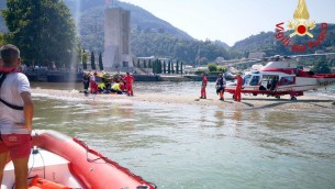 Nuova tragedia sul lago di Como, morto il ragazzo che si era tuffato a Tempio Voltiano