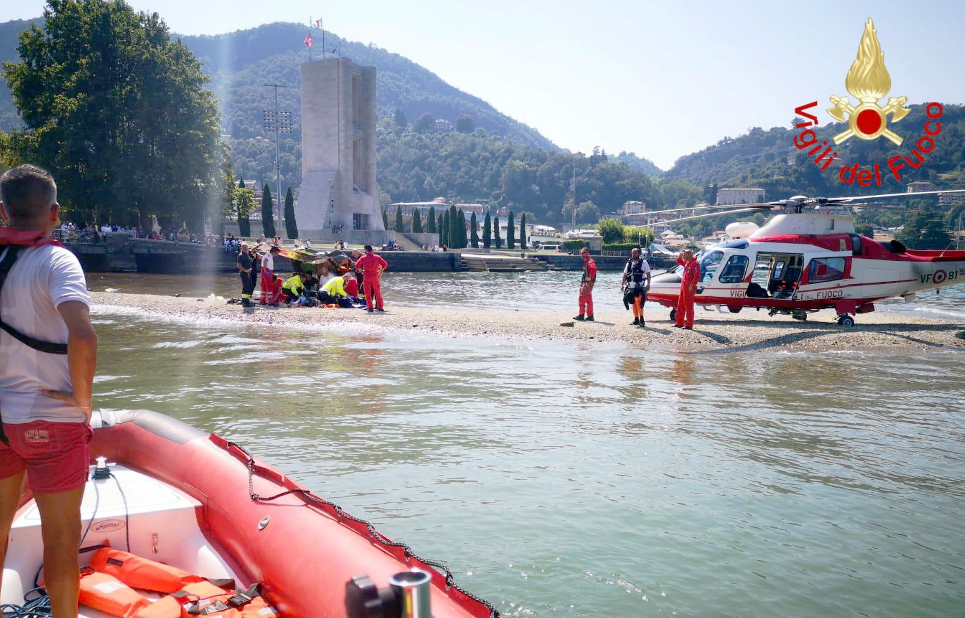 Nuova tragedia sul lago di Como, morto il ragazzo che si era tuffato a Tempio Voltiano