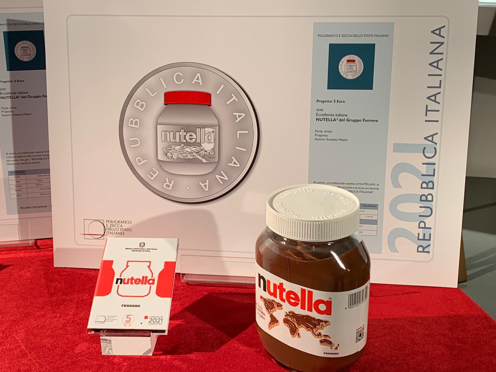 Nutella fra le 'eccellenze italiane', Mef emette moneta celebrativa